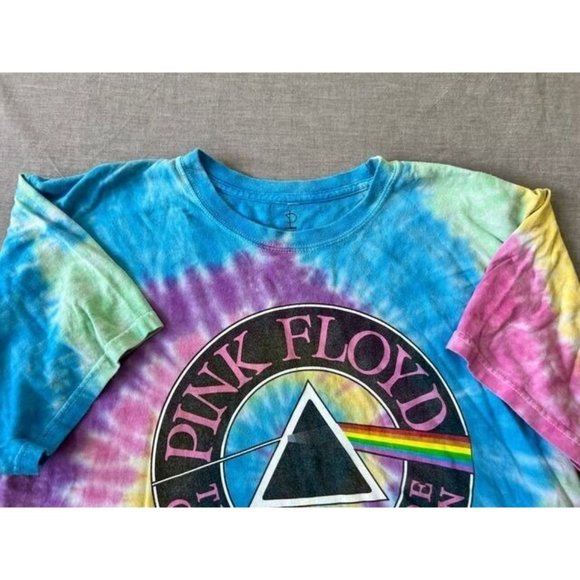 Pink Floyd Shirt Women Large Blue Cropped Short Sleeve Pullover Tee Ladies.‎ - Picture 2 of 9